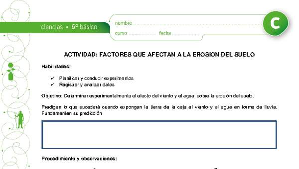 Factores que afectan erosión del suelo Factores que afectan erosión del suelo