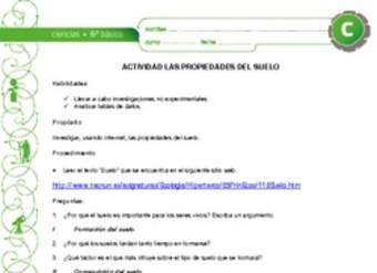 Propiedades del suelo Propiedades del suelo