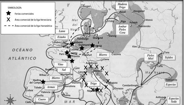Rutas comerciales baja Edad Media Rutas comerciales baja Edad Media