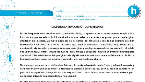 Revolución copernicana Revolución copernicana