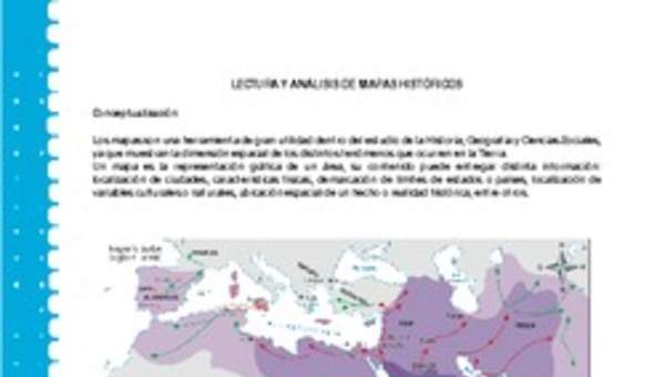 Orientación mapa histórico Orientación mapa histórico