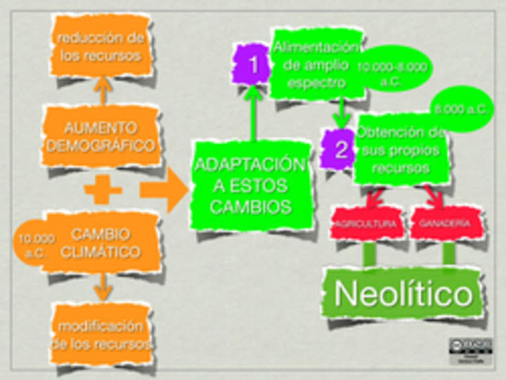Mapa conceptual Neolítico Mapa conceptual Neolítico