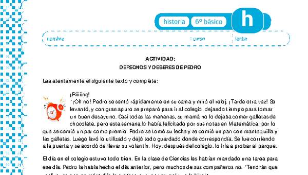 Derechos y deberes Derechos y deberes