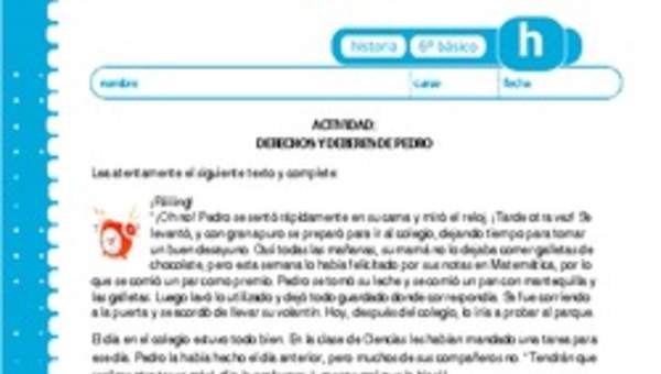 Derechos y deberes Derechos y deberes