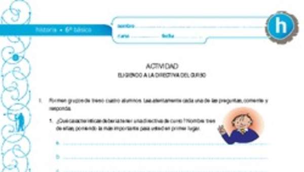 Elección de la directiva Elección de la directiva