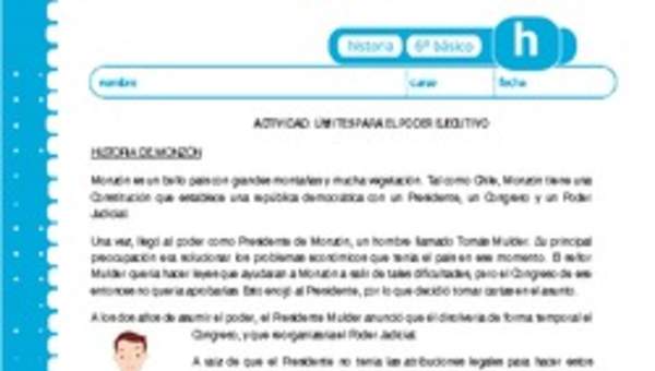 Límites para el Poder Ejecutivo Límites para el Poder Ejecutivo