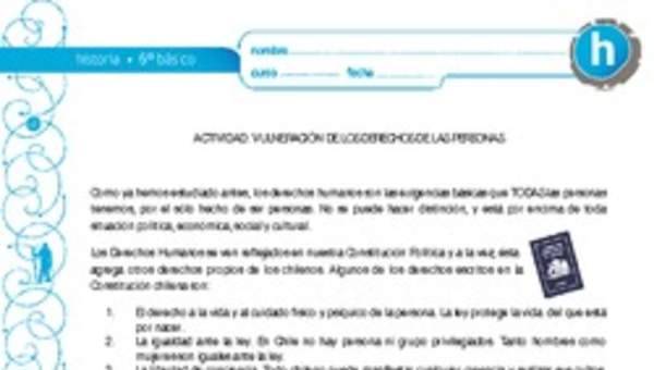 Vulneración de los derechos humanos Vulneración de los derechos humanos