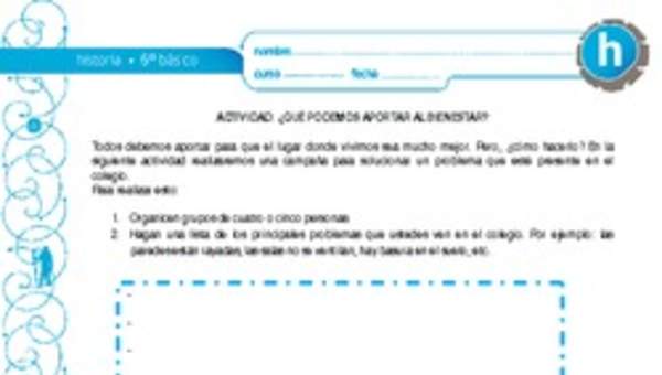 Bienestar en el colegio Bienestar en el colegio