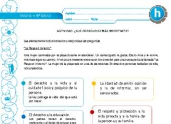 ¿Qué derecho es más importante? ¿Qué derecho es más importante?