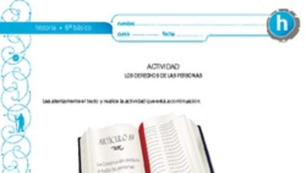 Los derechos de las personas Los derechos de las personas