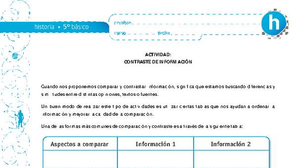 Contraste de información Contraste de información