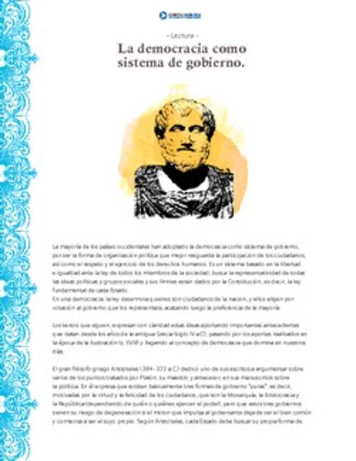 La Democracia como sistema de gobierno La Democracia como sistema de gobierno