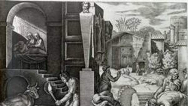 Grabado peste negra Grabado peste negra