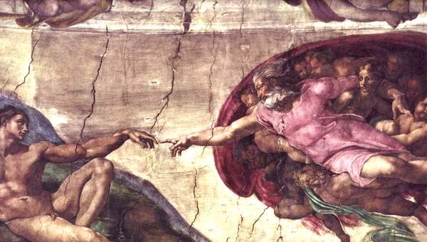 La creación de Adán La creación de Adán