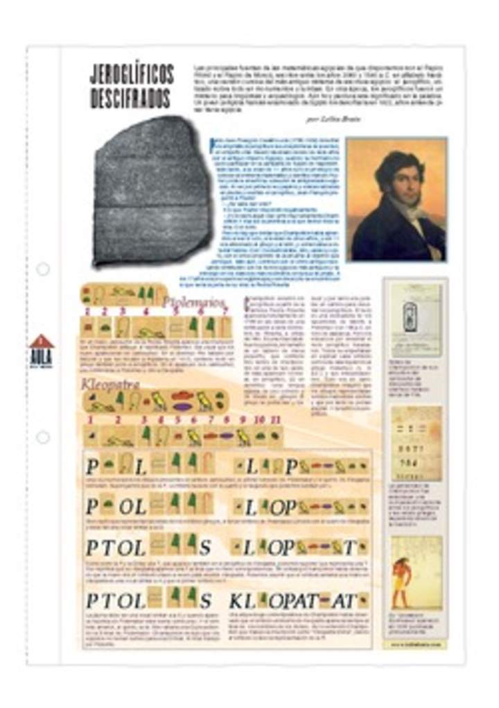 Jeroglíficos descifrados Jeroglíficos descifrados