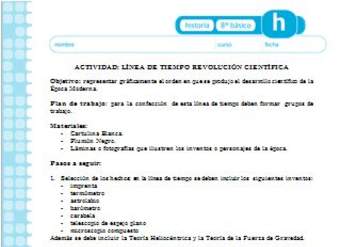 Línea tiempo Revolución Científica Línea tiempo Revolución Científica