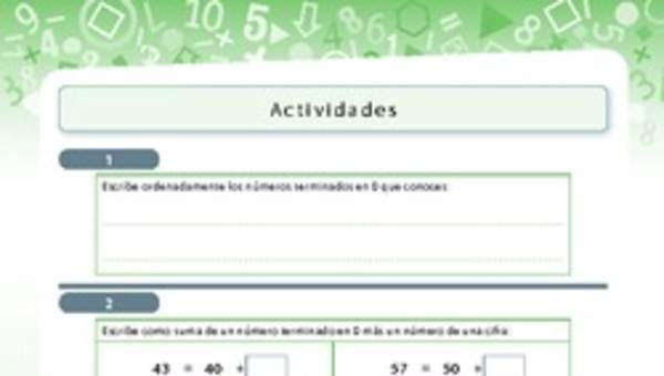Composición y descomposición de números Composición y descomposición de números