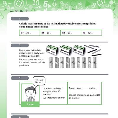 Ejercicios variados con números naturales Ejercicios variados con números naturales