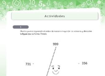 Ordenando números y formando figuras Ordenando números y formando figuras