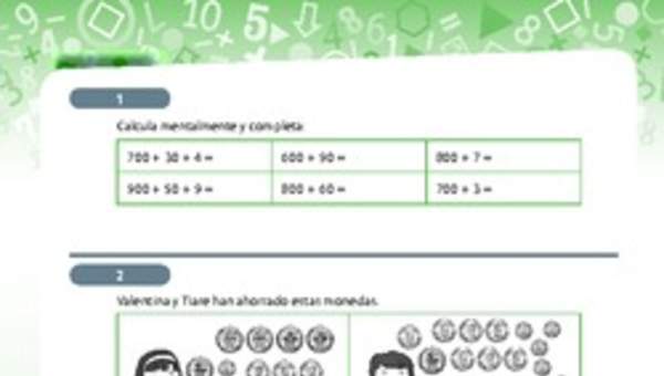 Resolución de problemas que involucra comparación de números 2 Resolución de problemas que involucra comparación de números 2