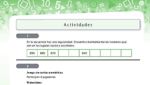 Números y operaciones 13 Números y operaciones 13