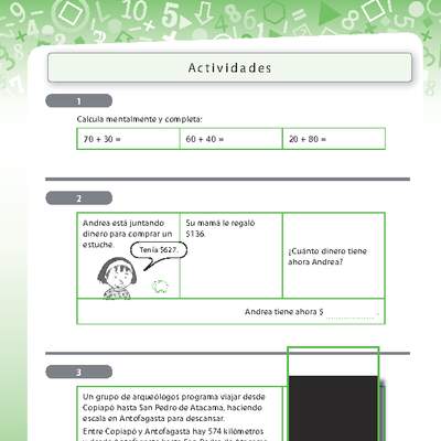 Resolución de problemas que involucra adición de números naturales Resolución de problemas que involucra adición de números naturales
