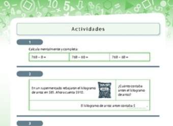 Resolución de problemas que involucra adición y sustracción de números naturales de tres dígitos 4 Resolución de problemas que involucra adición y sustracción de números naturales de tres dígitos 4