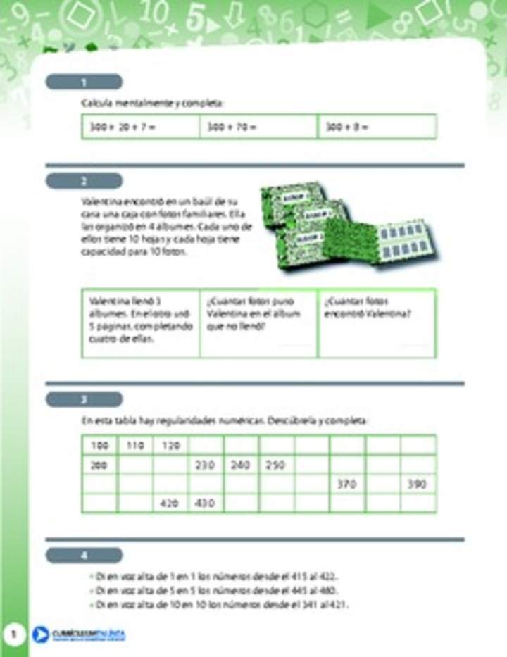 Resolución de problemas que involucra adición de números naturales de tres dígitos 5 Resolución de problemas que involucra adición de números naturales de tres dígitos 5