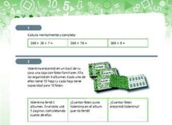 Resolución de problemas que involucra adición de números naturales de tres dígitos 5 Resolución de problemas que involucra adición de números naturales de tres dígitos 5