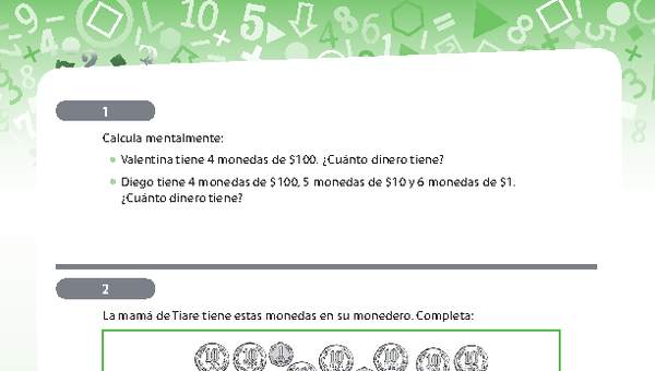 Resolución de problemas que involucra contar o usar dinero 3 Resolución de problemas que involucra contar o usar dinero 3