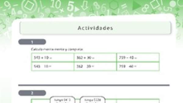 Resolución de problemas que involucra adición y sustracción de números naturales de tres dígitos 1 Resolución de problemas que involucra adición y sustracción de números naturales de tres dígitos 1