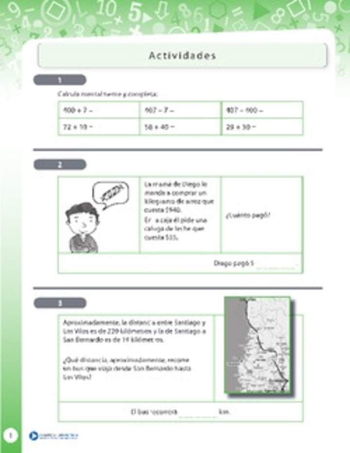 Resolución de problemas que involucra adición de números naturales de tres dígitos 1 Resolución de problemas que involucra adición de números naturales de tres dígitos 1