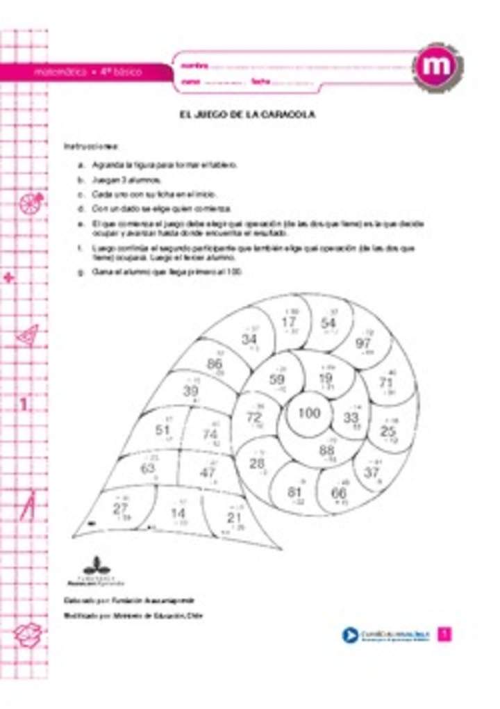 El juego de la caracola El juego de la caracola