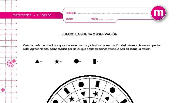 Juego: la buena observación Juego: la buena observación