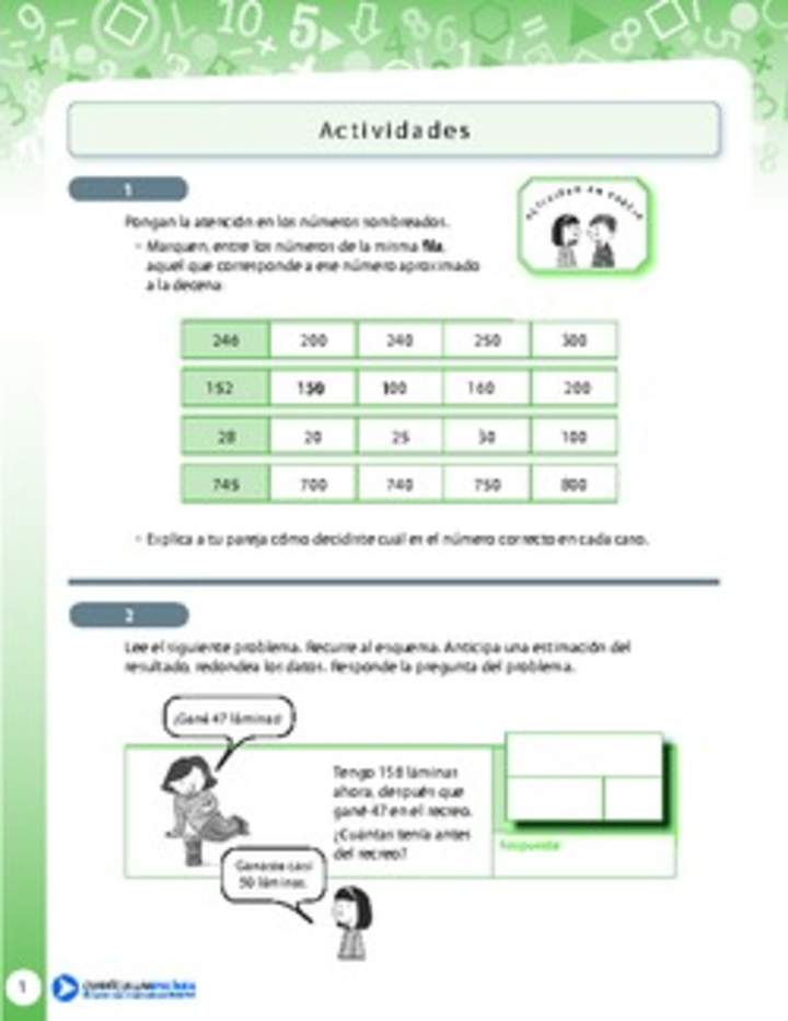 Números y operaciones 1 Números y operaciones 1