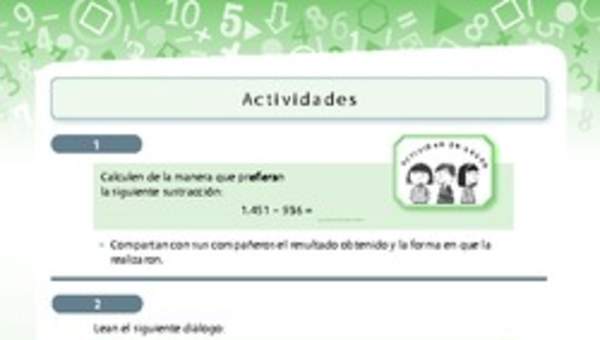 Números y operaciones 4 Números y operaciones 4