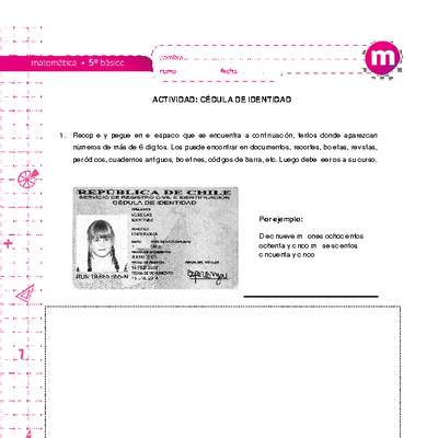 Cédula de identidad Cédula de identidad