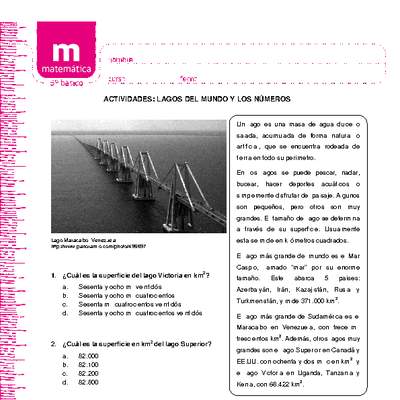 Lagos del mundo y los números Lagos del mundo y los números