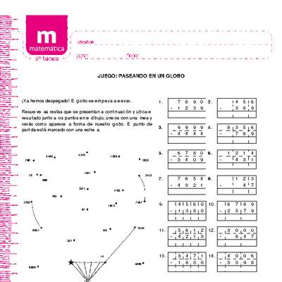 Juego: paseando en un globo Juego: paseando en un globo