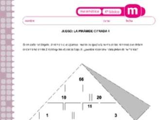 Juego: la pirámide cifrada 4 Juego: la pirámide cifrada 4