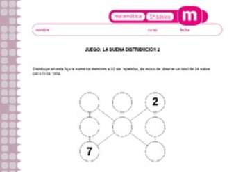 Juego: la buena distribución 2 Juego: la buena distribución 2