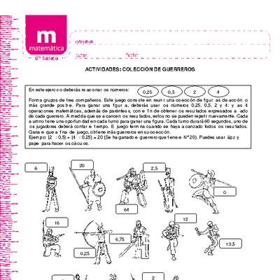 Colección de guerreros Colección de guerreros