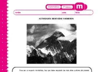 Las montañas y números Las montañas y números