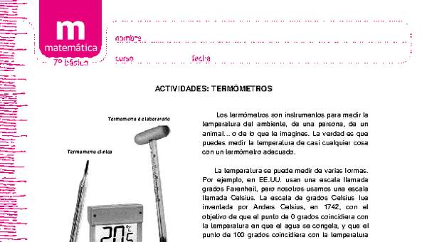 Termómetros Termómetros