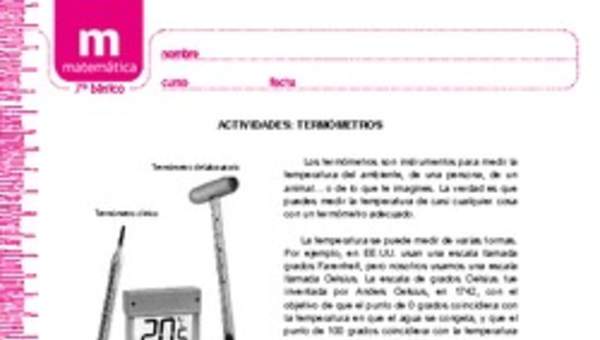 Termómetros Termómetros