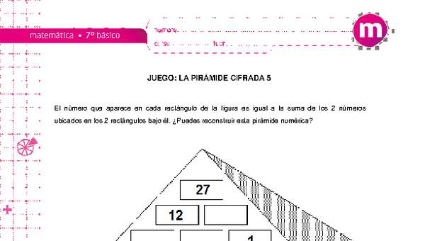 Juego: La pirámide cifrada 5 Juego: La pirámide cifrada 5