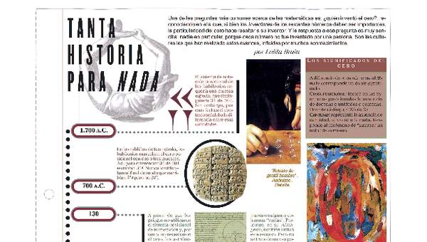 Historia del número cero Historia del número cero