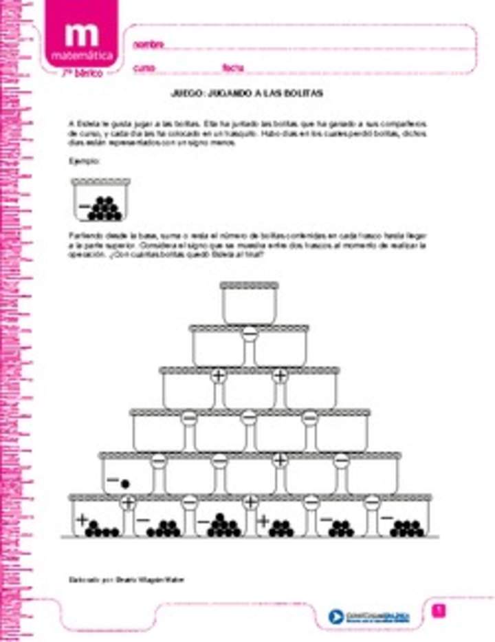 Juego: Jugando a las bolitas Juego: Jugando a las bolitas