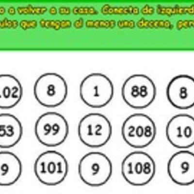 Valor posicional hasta 100 b Valor posicional hasta 100 b