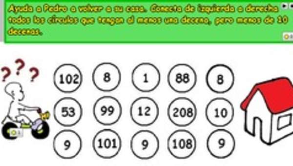 Valor posicional hasta 100 b Valor posicional hasta 100 b